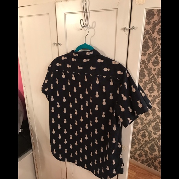Forever 21 Pineapple Button Down Shirt - Picture 7 of 8
